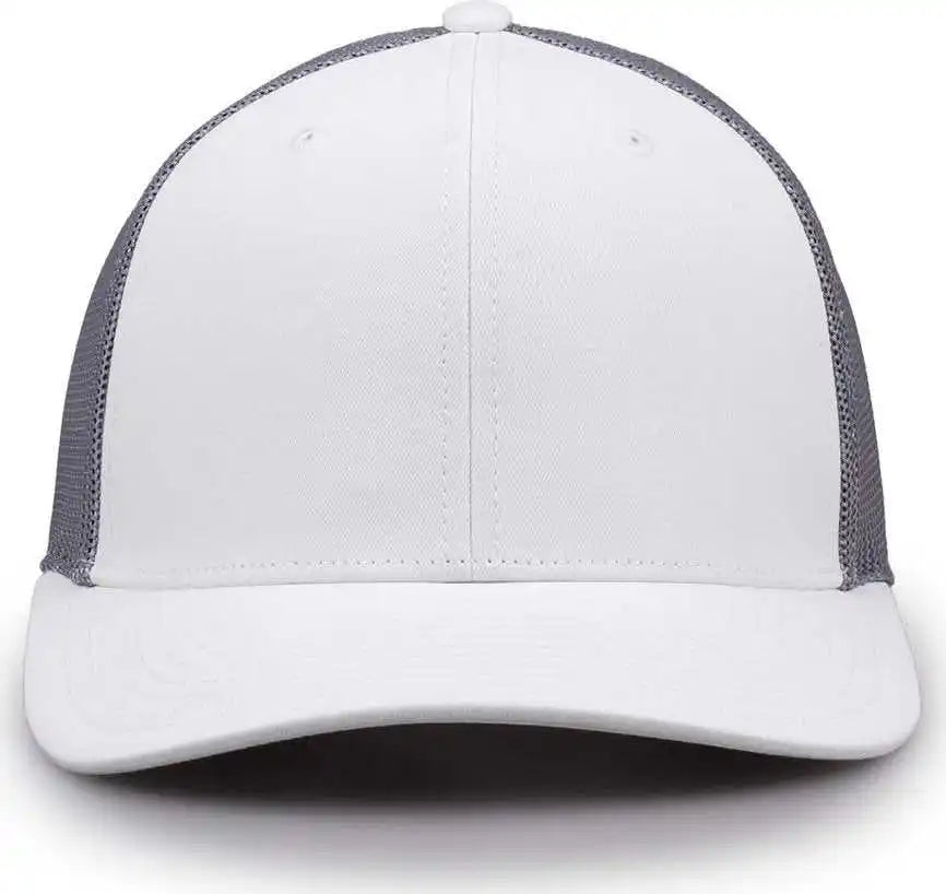 The Game Gb518 Everyday Trucker Cap White Gray / 6 7/8’’ 7 5/8’’