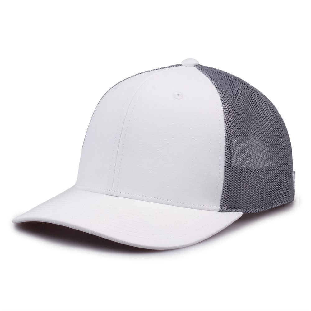 The Game Gb518 Everyday Trucker Cap - White Gray