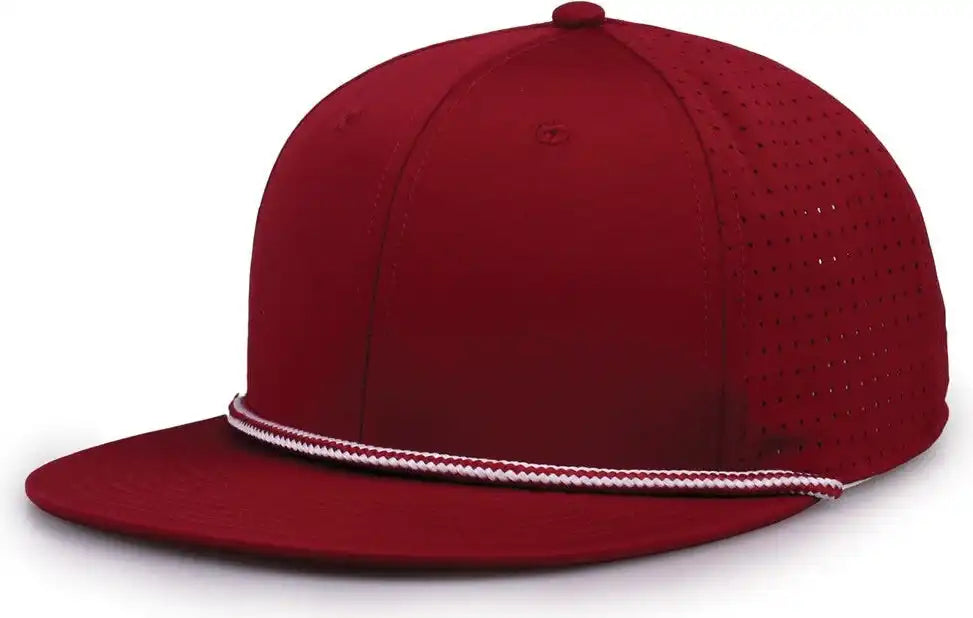 The Game Gb519 Perforated Gamechanger with Rope Cap Cardinal / Osfm