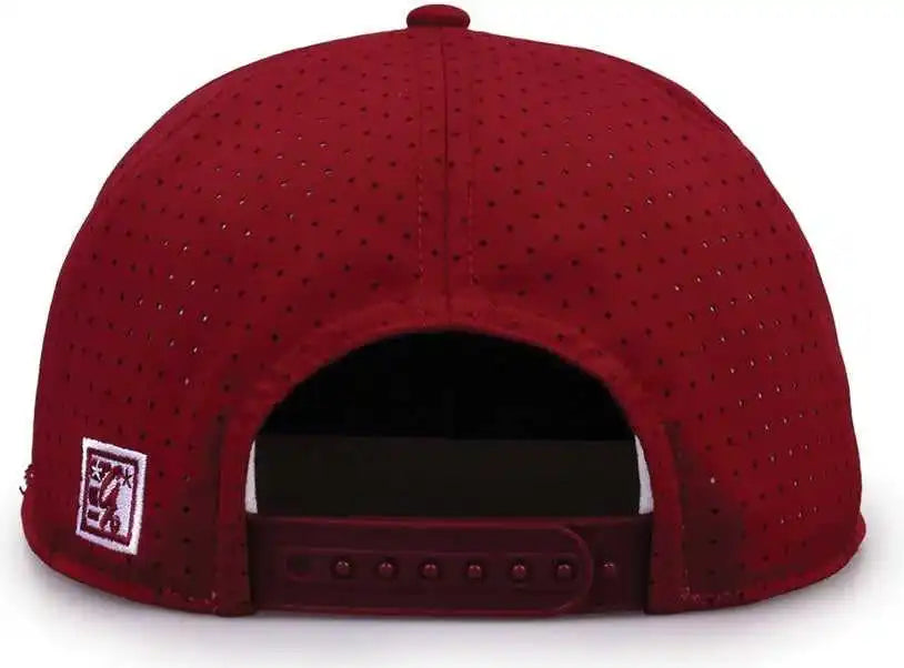The Game Gb519 Perforated Gamechanger with Rope Cap - Cardinal