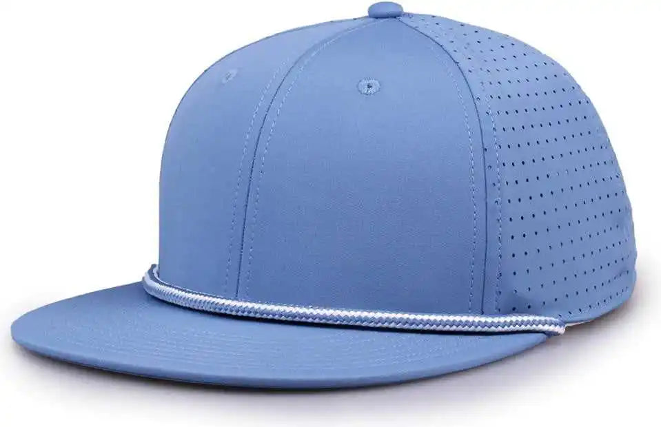 The Game Gb519 Perforated Gamechanger with Rope Cap Columbia Blue / Osfm