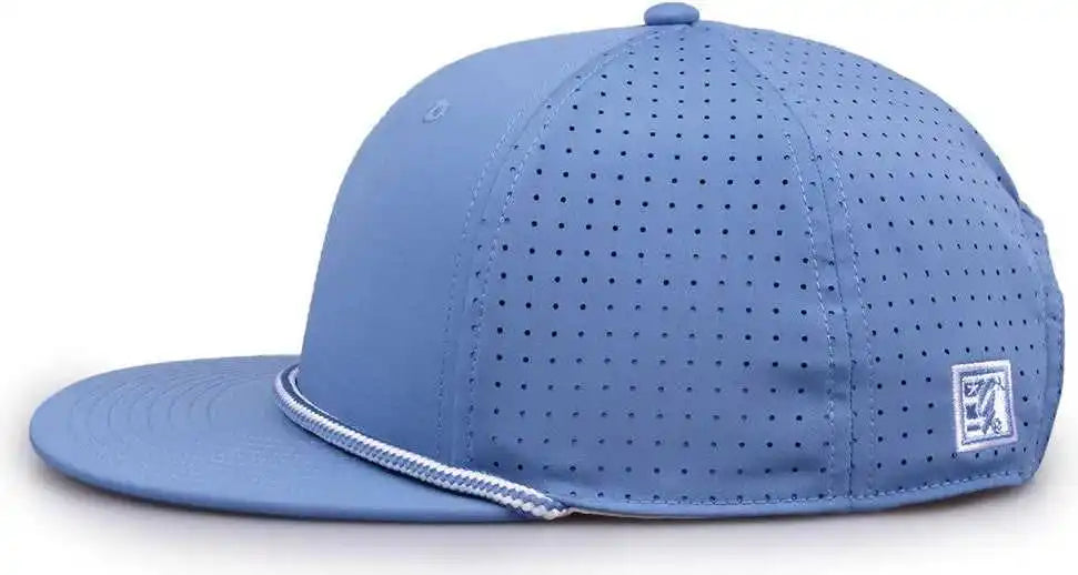 The Game Gb519 Perforated Gamechanger with Rope Cap Columbia Blue / Osfm