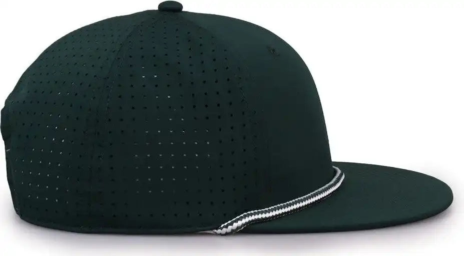 The Game Gb519 Perforated Gamechanger with Rope Cap Dark Green Forest / Osfm