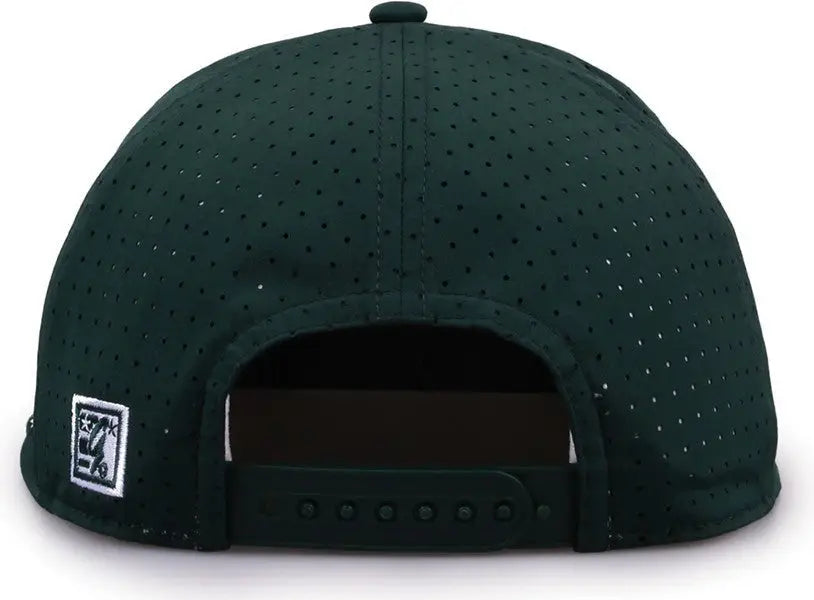 The Game Gb519 Perforated Gamechanger with Rope Cap - Dark Green - Forest / Osfm