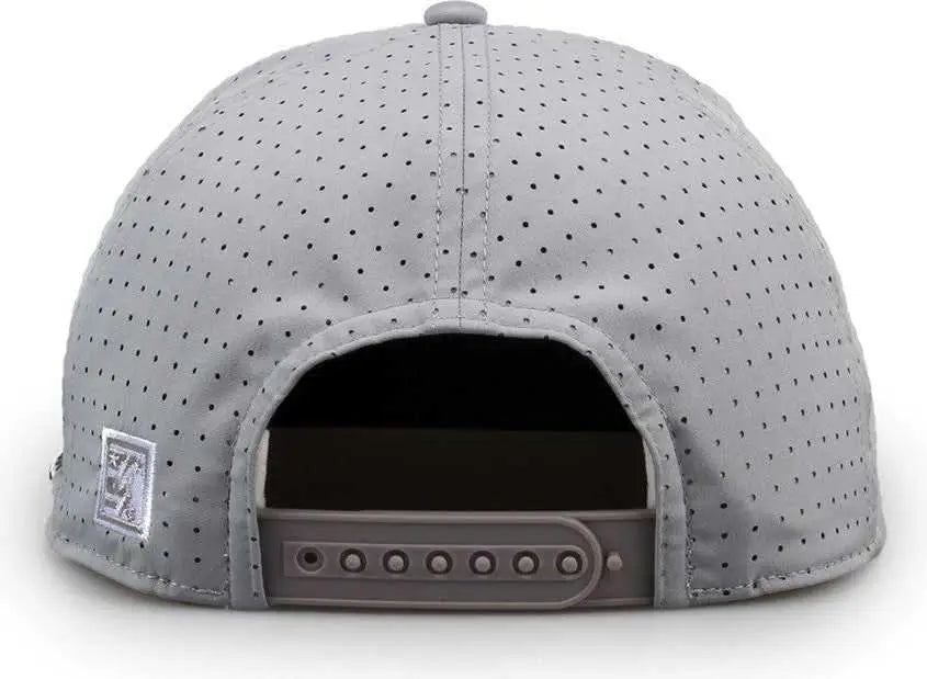The Game Gb519 Perforated Gamechanger with Rope Cap - Gray