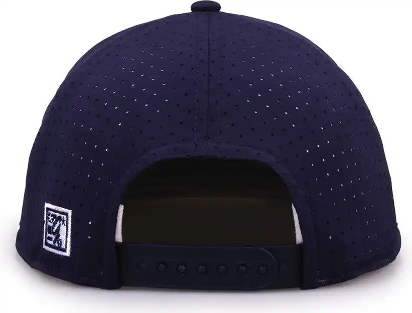 The Game Gb519 Perforated Gamechanger with Rope Cap Navy / Osfm