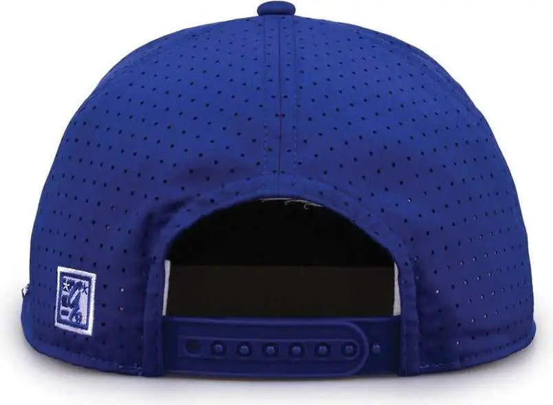 The Game Gb519 Perforated Gamechanger with Rope Cap - Royal - Osfm