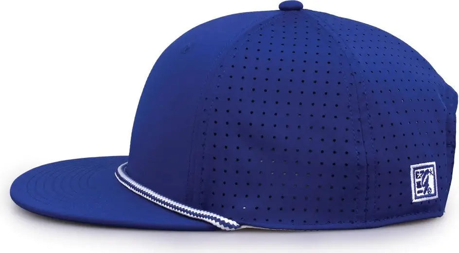 The Game Gb519 Perforated Gamechanger with Rope Cap - Royal - Osfm