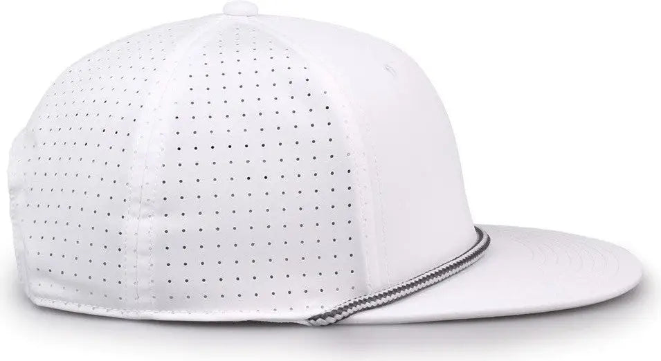 The Game Gb519 Perforated Gamechanger with Rope Cap - White