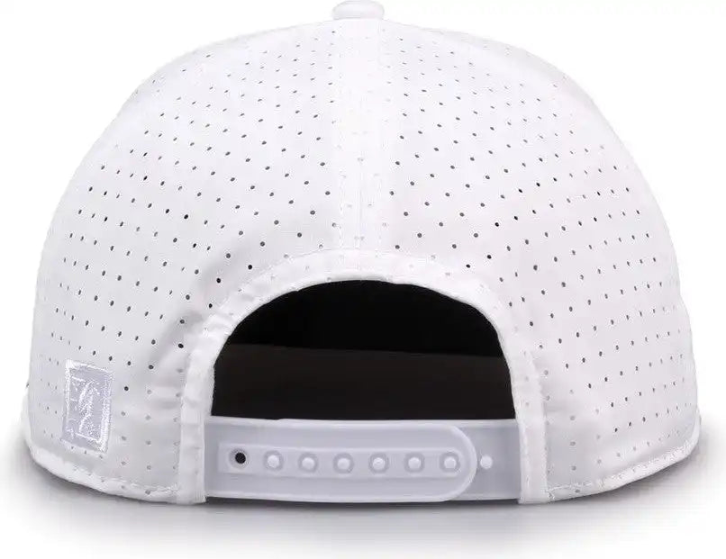 The Game Gb519 Perforated Gamechanger with Rope Cap - White - Osfm