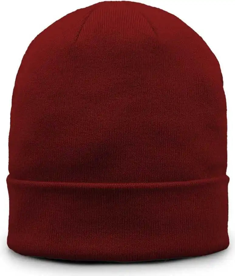The Game Gb521 Fine Guage Roll Up Cuffed Beanie Cardinal / Osfm