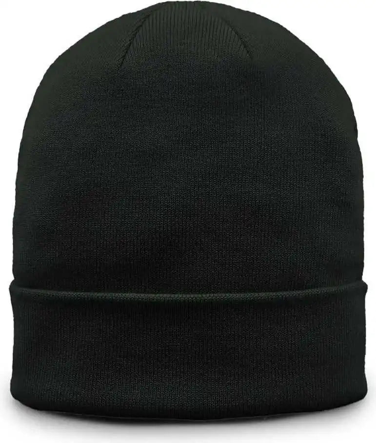 The Game Gb521 Fine Guage Roll Up Cuffed Beanie Dark Green Forest / Osfm