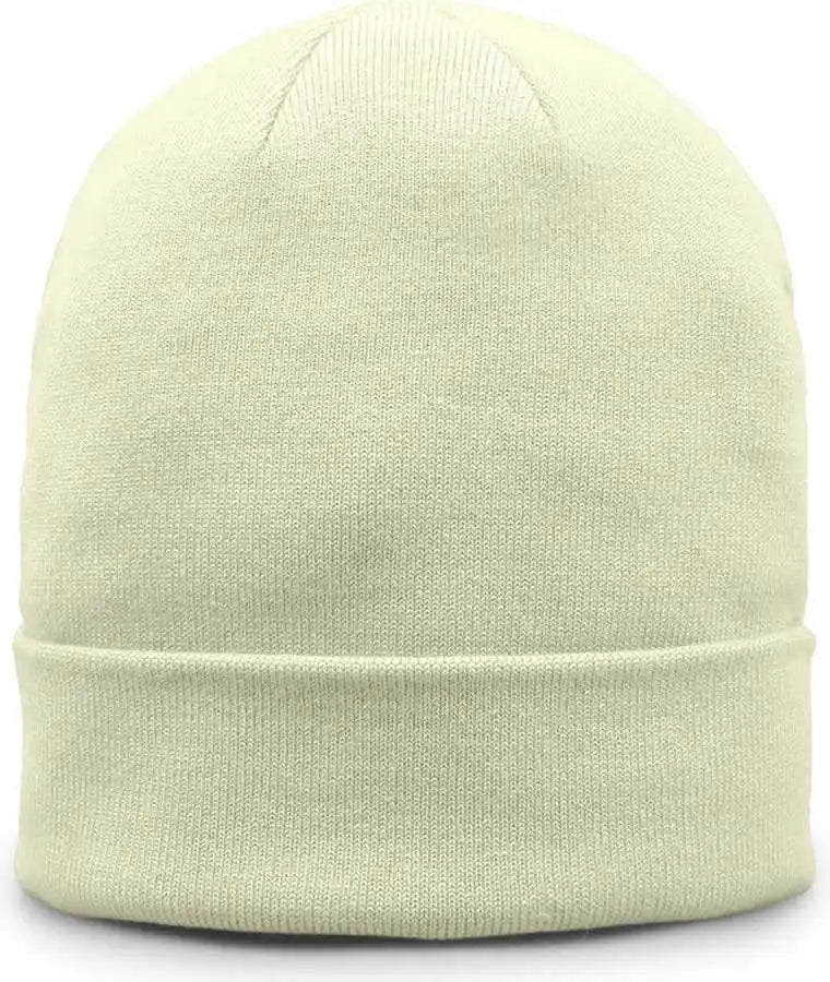 The Game Gb521 Fine Guage Roll Up Cuffed Beanie Ivory / Osfm