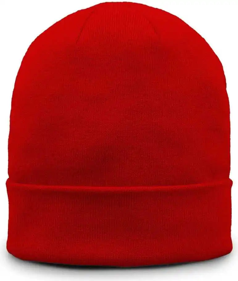 The Game Gb521 Fine Guage Roll Up Cuffed Beanie - Red