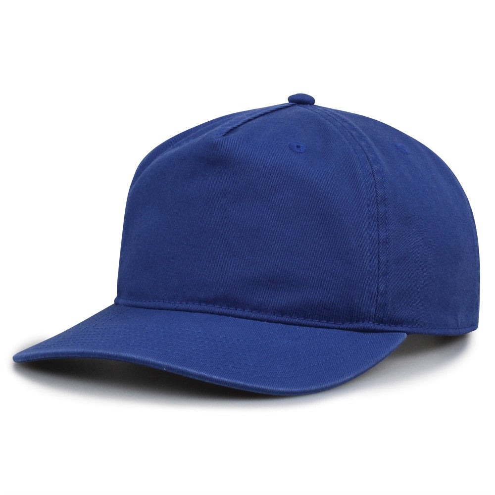 The Game Gb523 Twill 5 Panel 2 Tone Cap - Royal