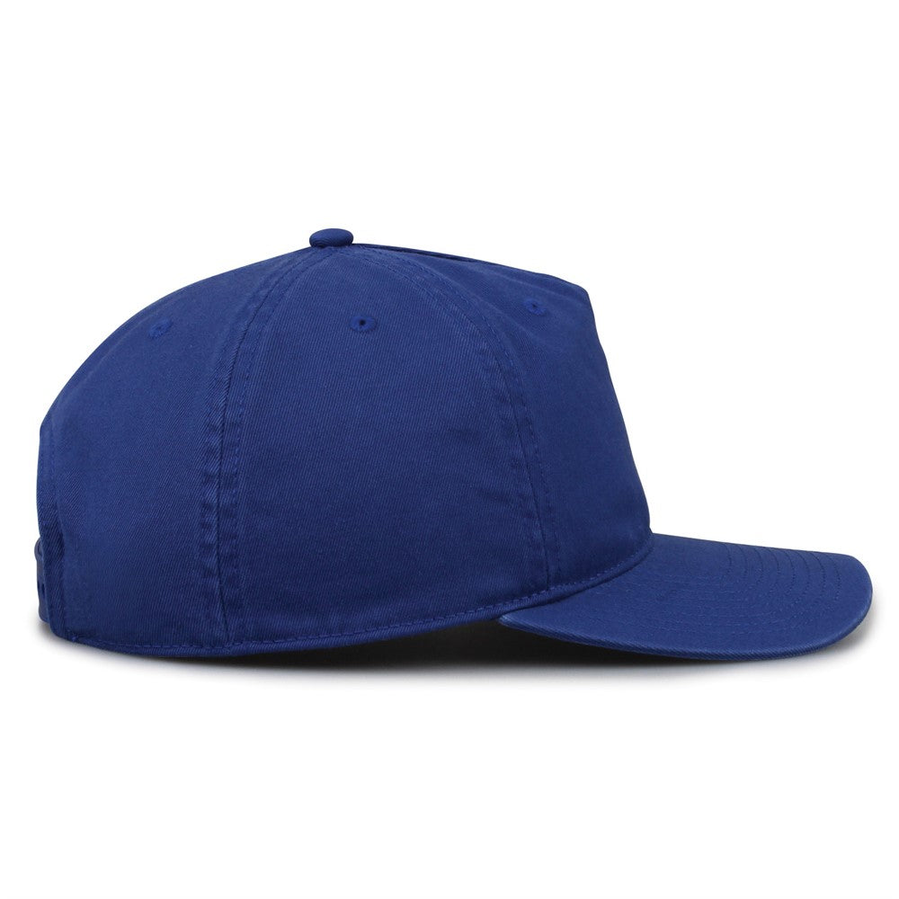 The Game Gb523 Twill 5 Panel 2 Tone Cap - Royal