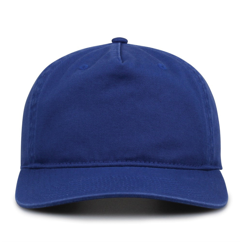 The Game Gb523 Twill 5 Panel 2 Tone Cap - Royal