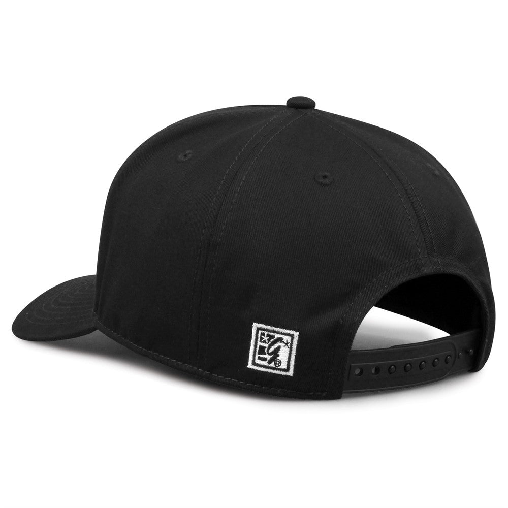 The Game Gb525 5 Panel Twill Cap - Black