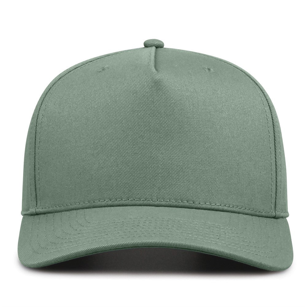 The Game Gb525 5 Panel Twill Cap - Greenstone