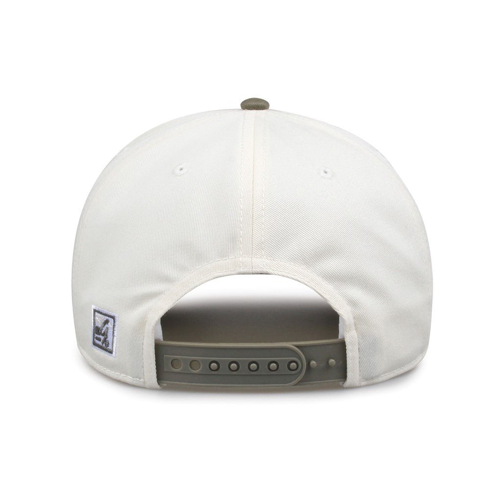 The Game Gb525 5 Panel Twill Cap - Ivory Light Olive