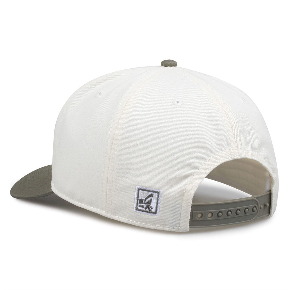 The Game Gb525 5 Panel Twill Cap - Ivory Light Olive