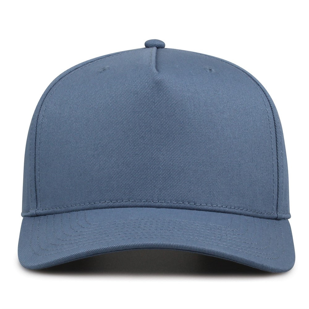 The Game Gb525 5 Panel Twill Cap - Marine