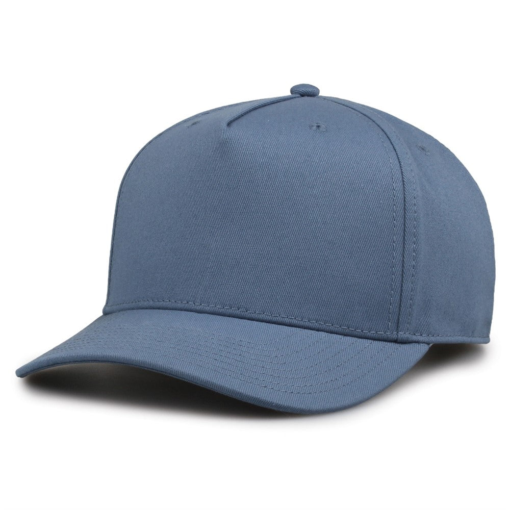 The Game Gb525 5 Panel Twill Cap - Marine