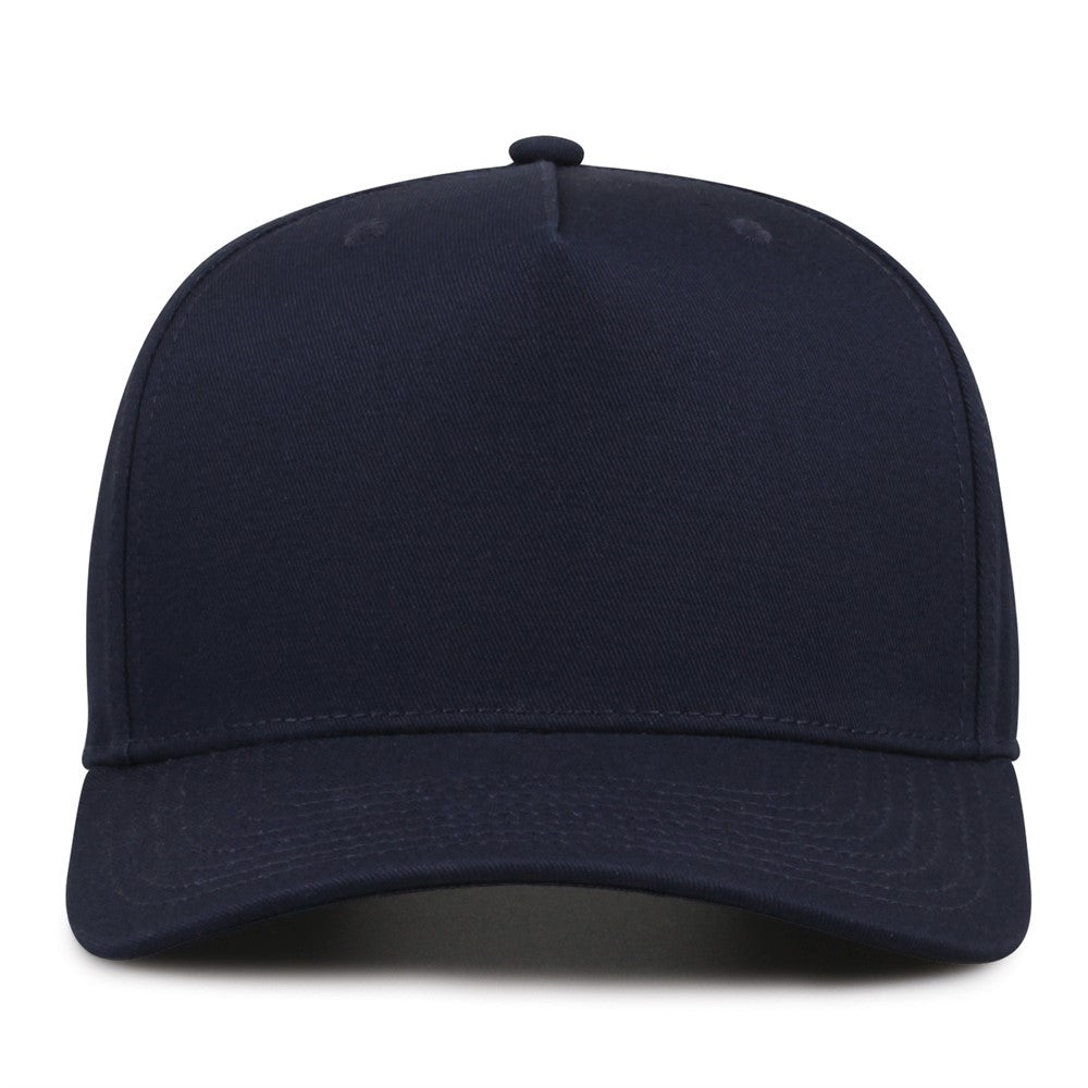 The Game Gb525 5 Panel Twill Cap - Navy
