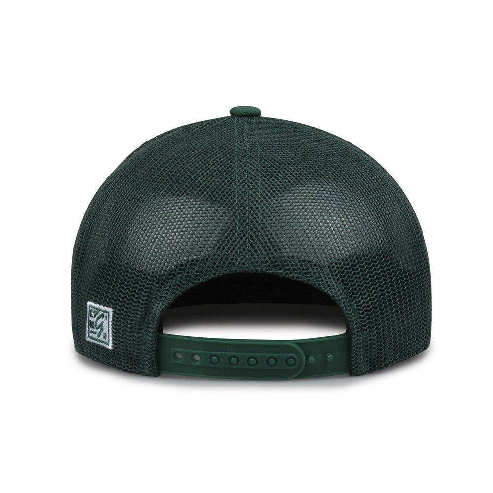 The Game Gb527 Euro Trucker Cap - Dark Green