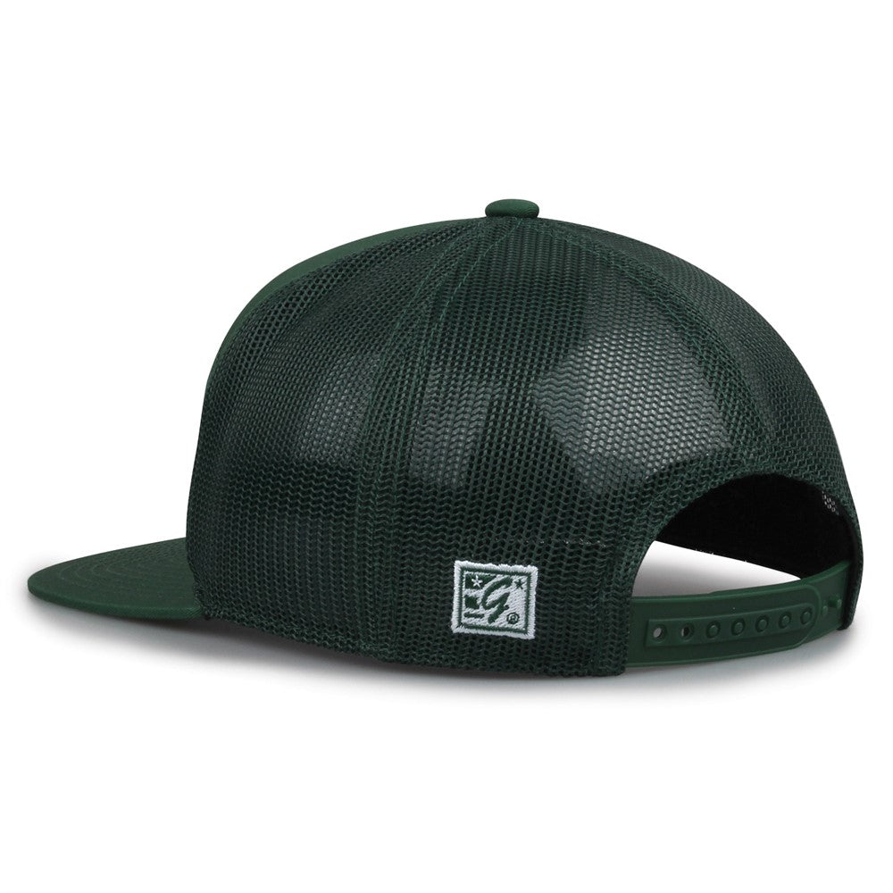 The Game Gb527 Euro Trucker Cap - Dark Green