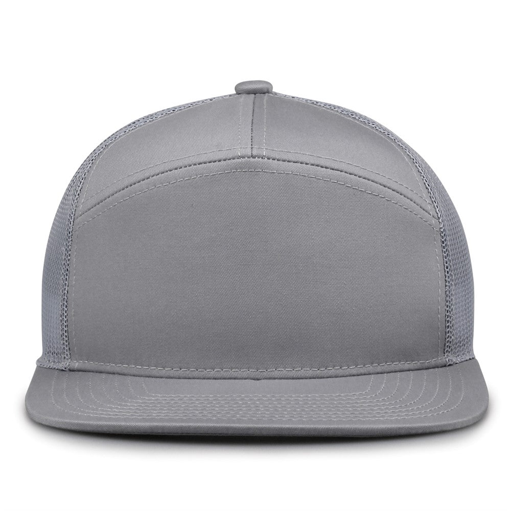 The Game Gb527 Euro Trucker Cap - Light Gray