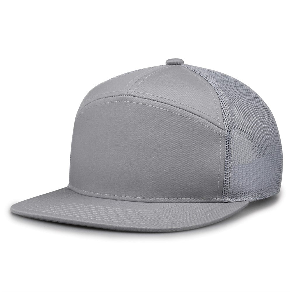 The Game Gb527 Euro Trucker Cap - Light Gray