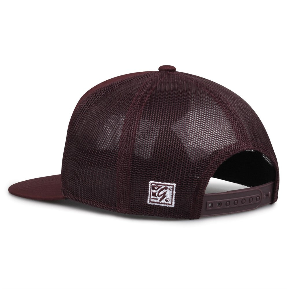 The Game Gb527 Euro Trucker Cap - Maroon
