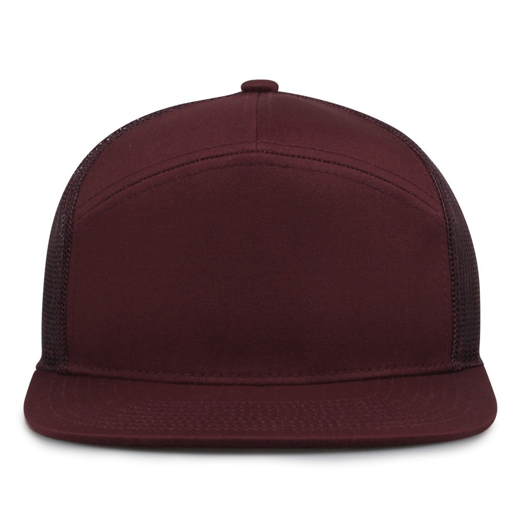 The Game Gb527 Euro Trucker Cap - Maroon