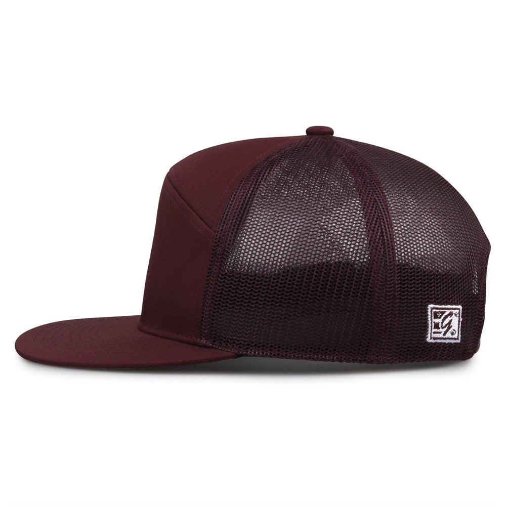 The Game Gb527 Euro Trucker Cap - Maroon