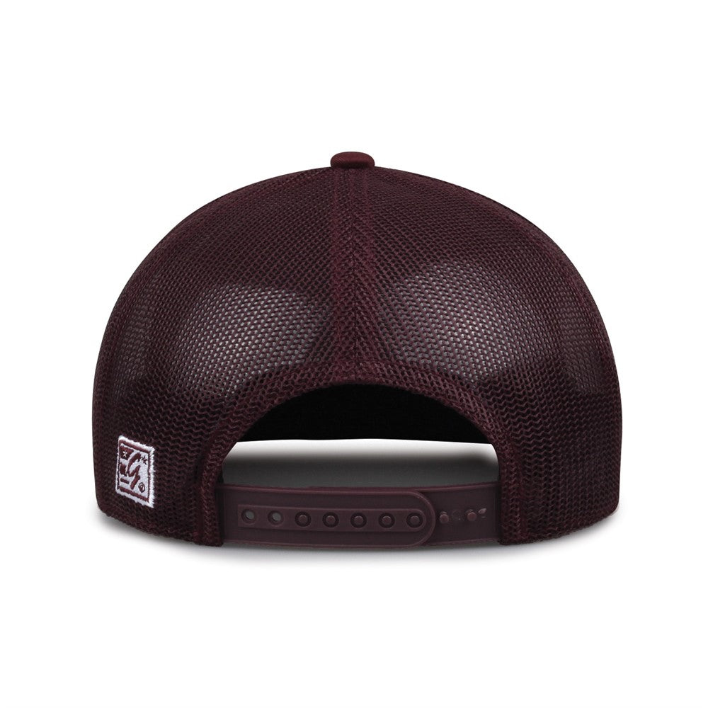 The Game Gb527 Euro Trucker Cap - Maroon