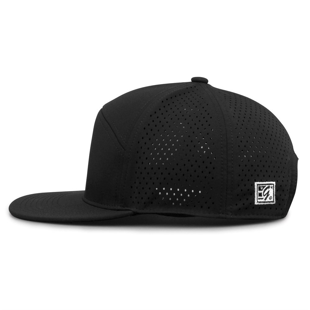 The Game Gb529 Performance Euro Cap - Black