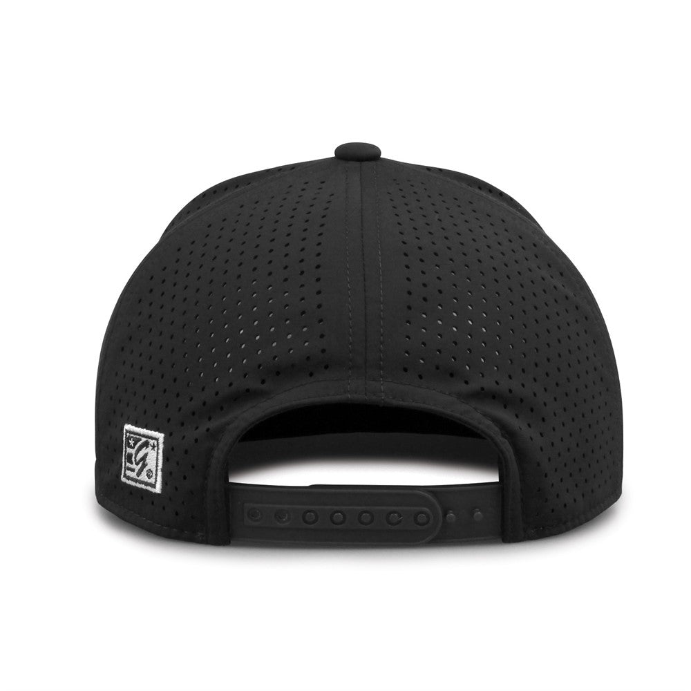 The Game Gb529 Performance Euro Cap - Black