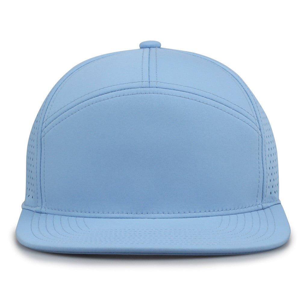 The Game Gb529 Performance Euro Cap - Columbia Blue