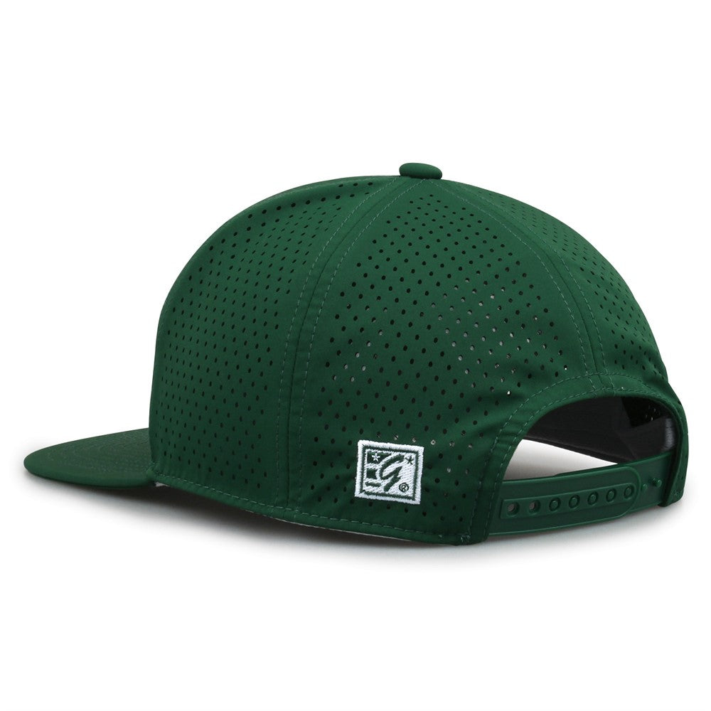 The Game Gb529 Performance Euro Cap - Dark Green