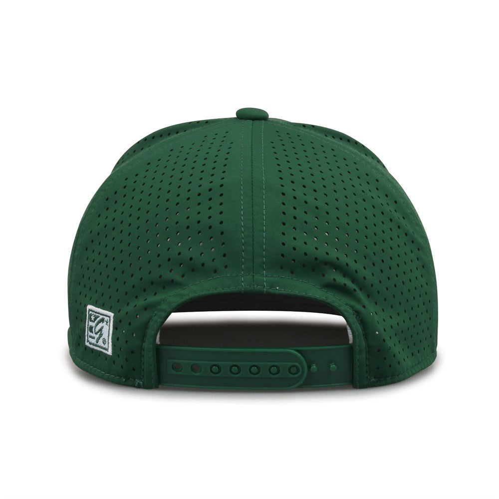 The Game Gb529 Performance Euro Cap - Dark Green