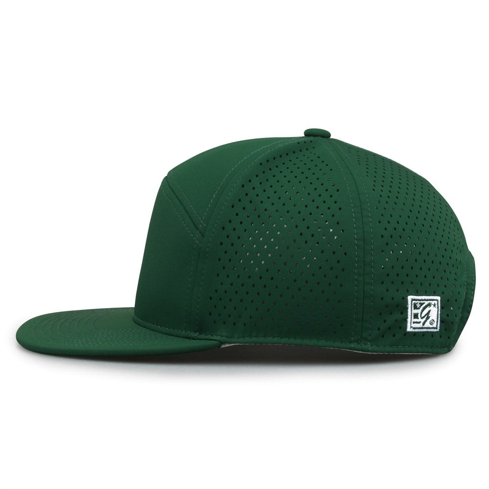 The Game Gb529 Performance Euro Cap - Dark Green