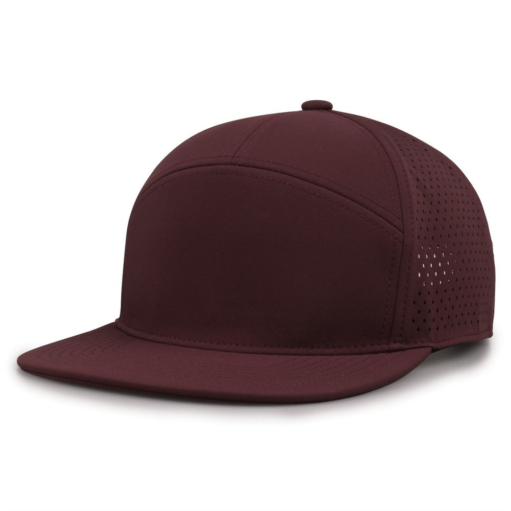 The Game Gb529 Performance Euro Cap - Dark Maroon