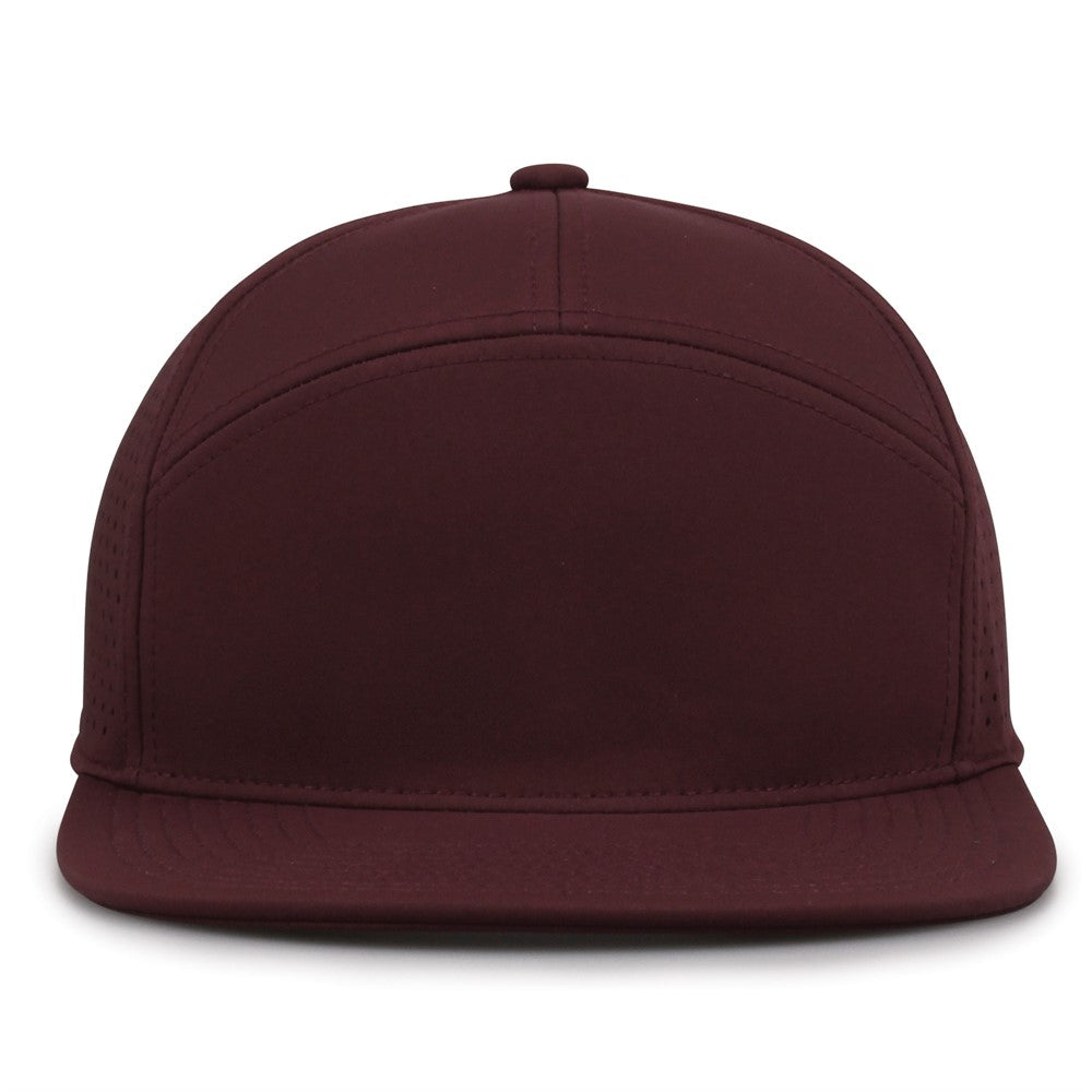 The Game Gb529 Performance Euro Cap - Dark Maroon
