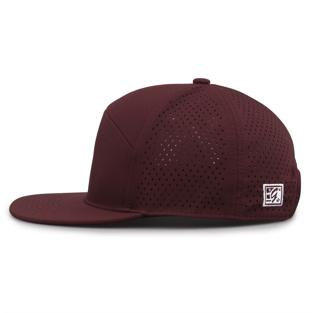 The Game Gb529 Performance Euro Cap - Dark Maroon