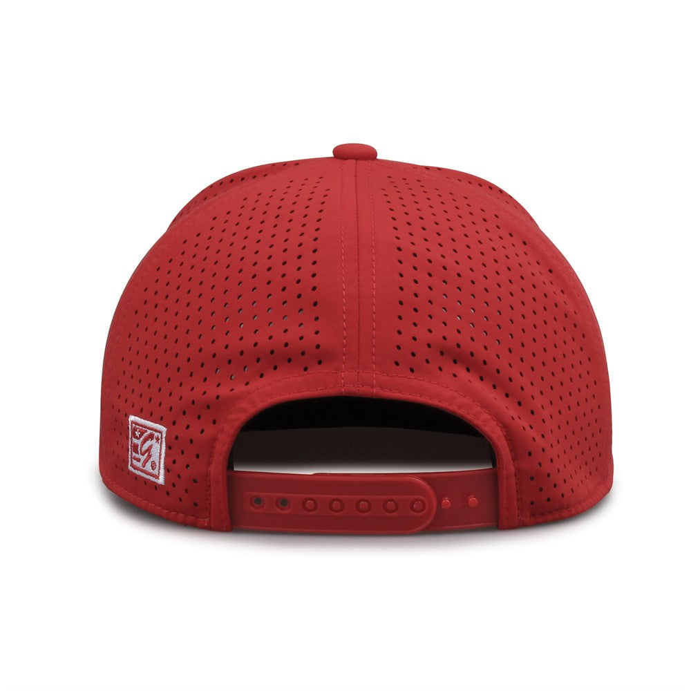 The Game Gb529 Performance Euro Cap - Red