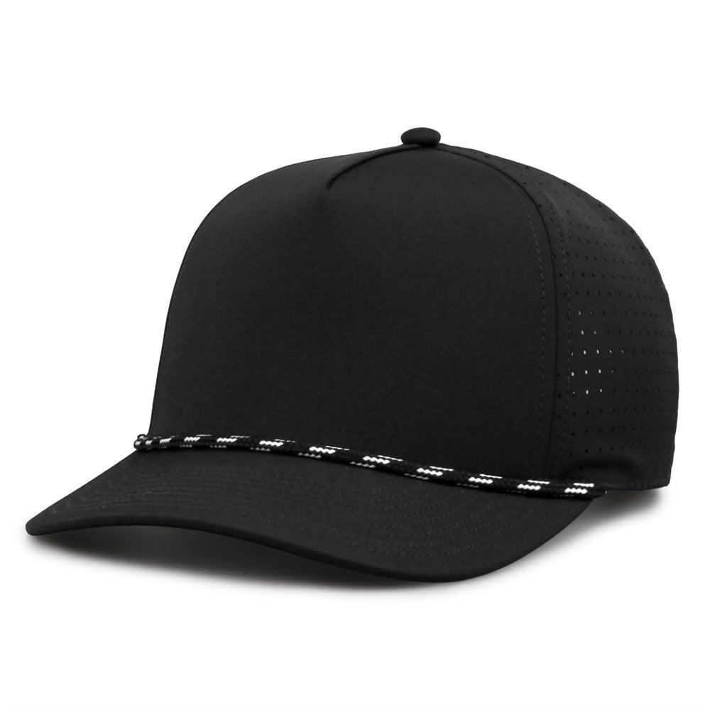 The Game Gb530 5 Panel Perforated Gamechanger Cap - Black
