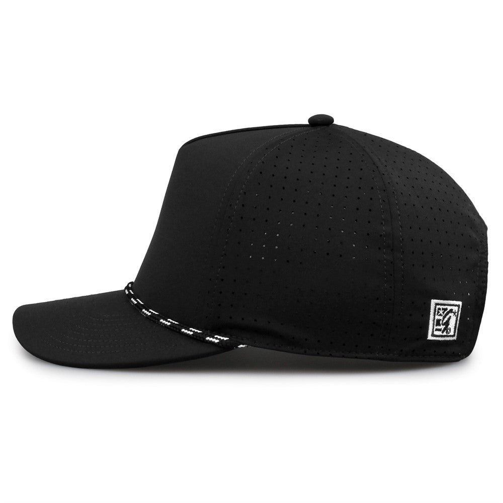 The Game Gb530 5 Panel Perforated Gamechanger Cap - Black
