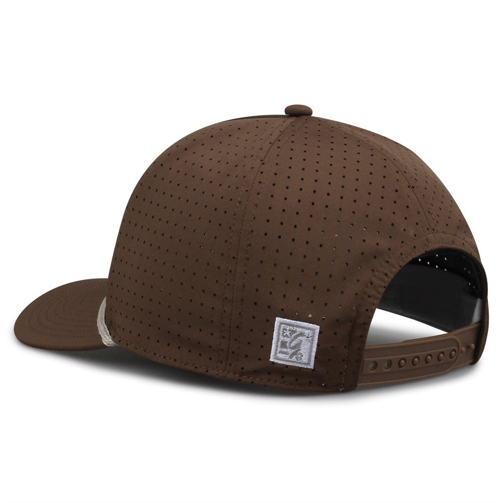 The Game Gb530 5 Panel Perforated Gamechanger Cap - Brown