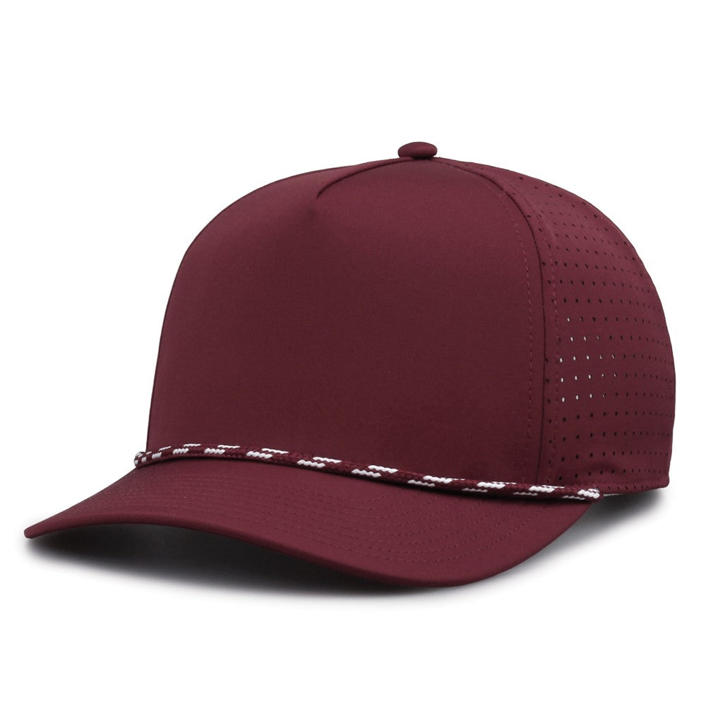 The Game Gb530 5 Panel Perforated Gamechanger Cap - Cardinal